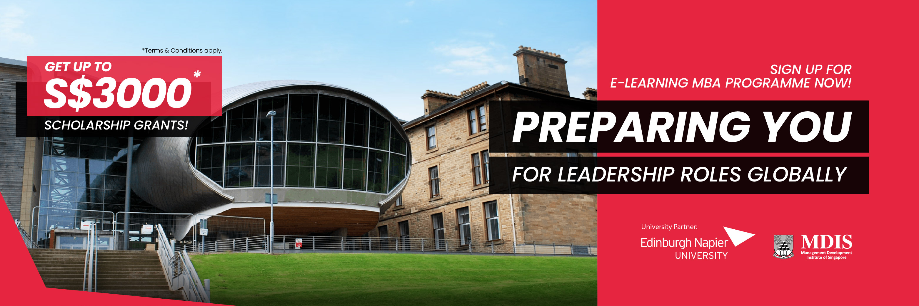 Master of Business Administration (E-learning) by Edinburgh Napier University (UK)